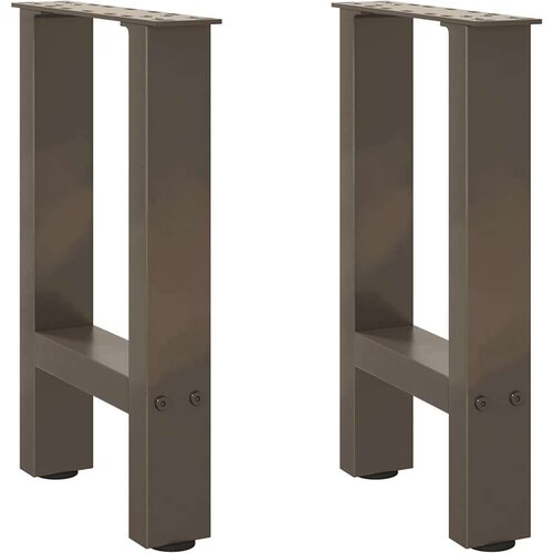  Noge za klub stolić prirodni čelik 2 kom 28 x (42-43) cm čelik - Prirodna 28 x (42-43) cm 2 1 Cijene