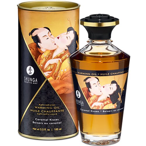 Shunga Afrodizično grelno olje - Caramel Kisses, 100 ml Cene