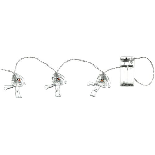 Retlux LED lanac 10xLED/2xAA/topla bela 1,65m snegovići Slike