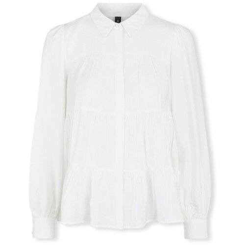Y.a.s Topi & Bluze YAS Noos Pala Shirt - White Bela Cene