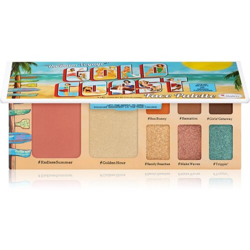 TheBalm Voyage Gold Coast Face Palette paleta za lice 10 g Slike