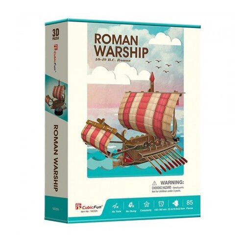 Cubicfun Cubbic fun puzzle roman warship ( CBF240325 ) CBF240325 Slike