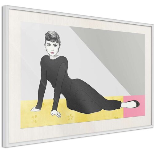 Poster - Elegant Audrey 90x60 Slike