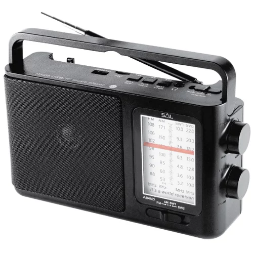 Sal Radio prijemnik + Bluetooth, 4u1, AM-FM-SW1-SW2 band - RPR 7B