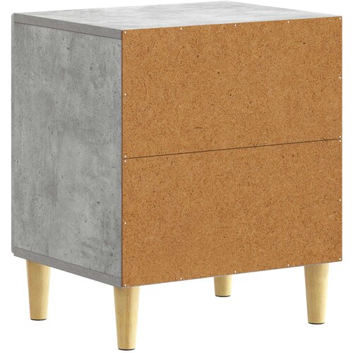  Noćni ormarić 2 pcs Betonska siva 43 x 34,5 x 50 cm Slike