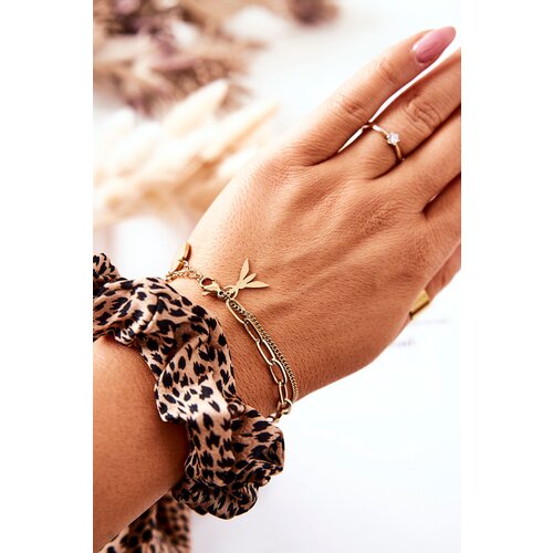 PB3 Double Chain Bracelet Gold Tristy Slike