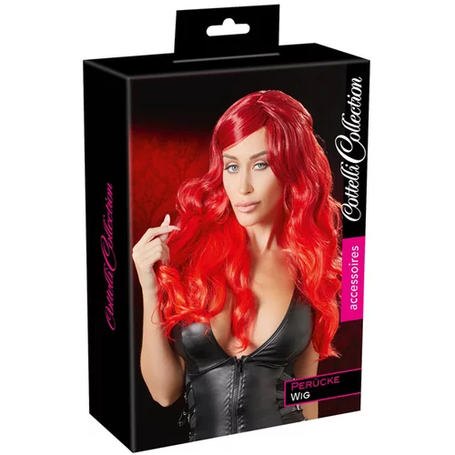 Cottelli Collection Wig Wavy Long Red