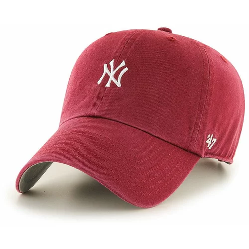 47 Brand Kapa New York Yankees boja: crvena, s aplikacijom