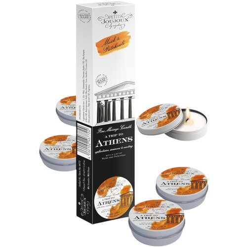 Petits JouJoux Athens - masažne svijeće - mošus-pačuli (5 x 43 ml) Cijene
