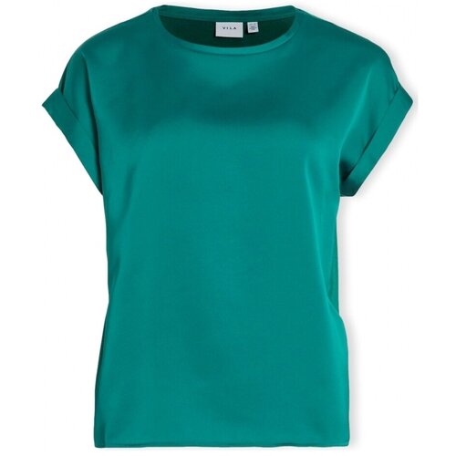Vila Topi &amp;amp; Bluze Noos Top Ellette - Ultramarine Green Zelena Slike