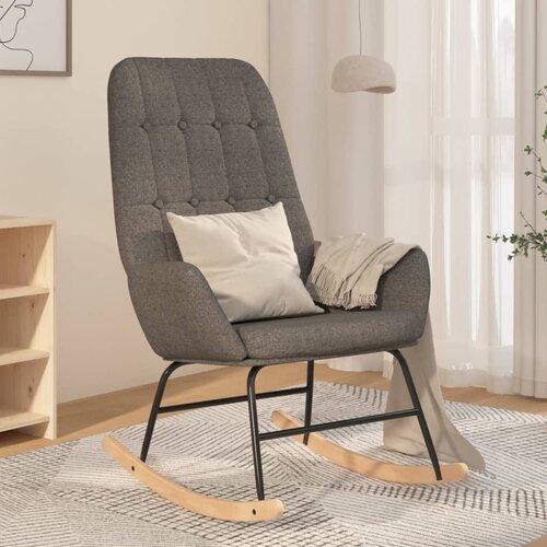  Stolica za ljuljanje od tkanine svjetlosiva Cene