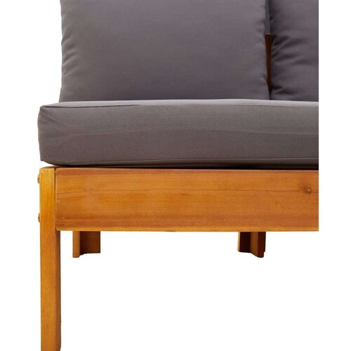 VidaXL 6-dijelna set vrtnih sofa s jastucima masivno bagremovo drvo Slike