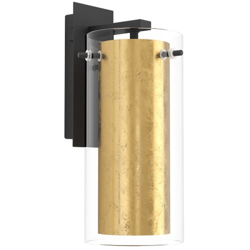 Eglo Pinto gold zidna/1, e27, crna/zlatna, staklo prozirno Cijene