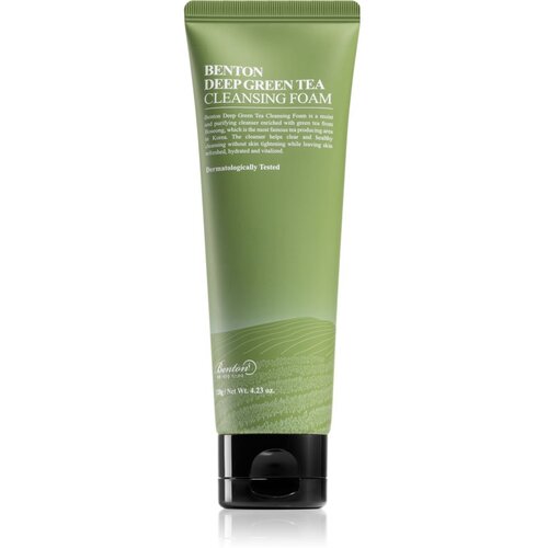 Benton Deep Green Tea vlažilna čistilna pena z zelenim čajem 120 g Cene