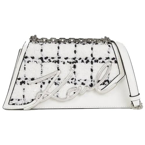 Karl Lagerfeld Torbe za čez ramo K SIGNATURE 2 0 BOUCLE SB DB Črna Slike