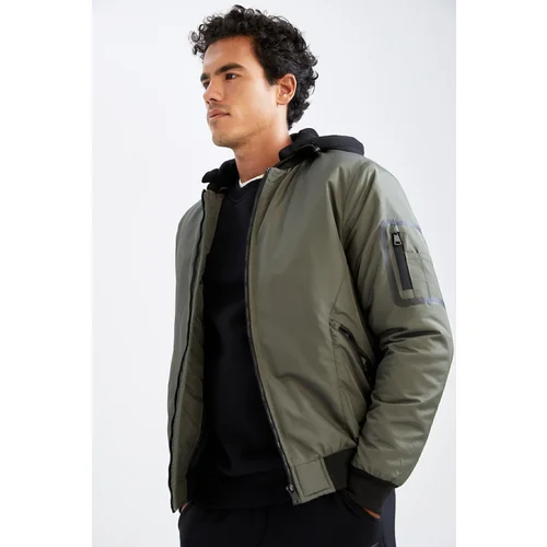 Defacto Windproof Water Repellent Slim Fit Hooded Coat