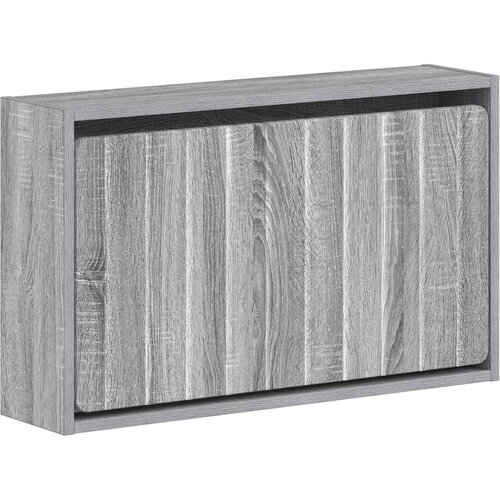  Ormar za cipele na zidu ZWOLLE 71 x 17 x 43 cm Siva Sonoma Cene