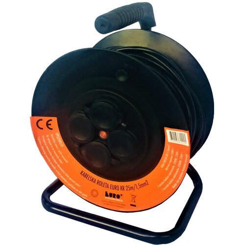 Eurom kabelski boben euro m (25 m, H05VV-3G 1,5, pvc boben) Cene