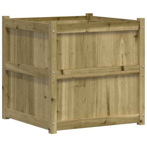 Maison Chic Vrtno korito - Greda - Cvetlični Lonec 70x70x70 cm impregnirana borovina, (21790523) Cene