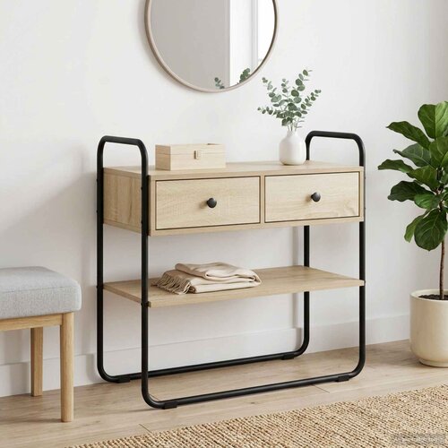  Konzolna stolica Hrast sonoma 100 x 40 x 75 cm Cene