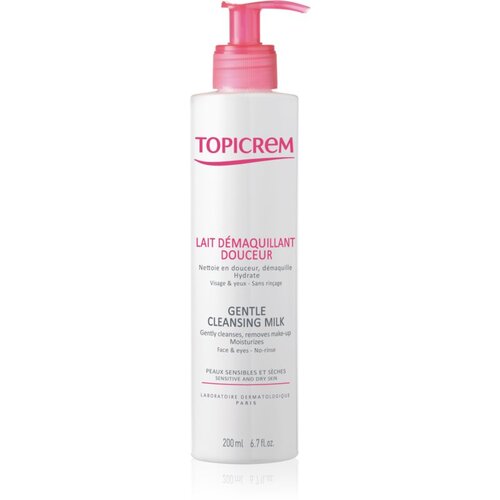 Topicrem UH FACE Gentle Cleansing Milk nežno čistilno mleko za občutljivo in suho kožo 200 ml Slike