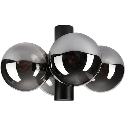  plafonska lampa sferio 4xE14/5W/230V crna/zadimljena crna Cene