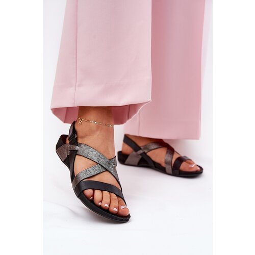 Zazoo Flat Leather Sandals Women Cijene