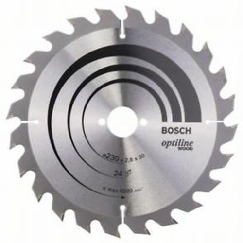 Bosch List kružne testere Optiline Wood 230 x 30 x 2.8 mm. 24 Slike