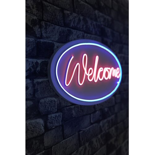 Wallity Zidna LED dekoracija Welcome, IP67, 375 cm 12V, Plava Slike