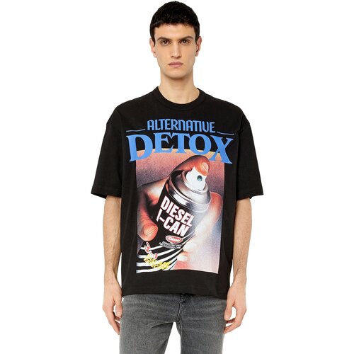 Diesel T-shirt - T-WASH-G5 T-SHIRT black Slike