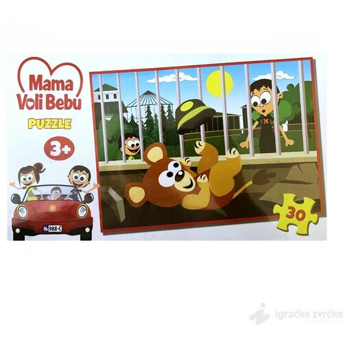 Mama Voli Bebu Puzzle (30pcs) Slike