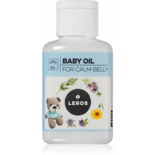 Leros BIO Baby oil Calm belly, wild thyme & dill olje za trebušček dojenčka 60 ml