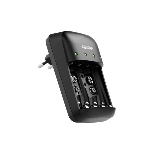Absina X4 utični punjač nikalj-metal-hidridni, nikalj-kadmijev micro (AAA), mignon (AA), 9 V block Cijene