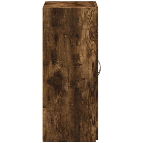 VidaXL Arhivska omara dimljeni hrast 60x32x77,5 cm inženirski les Slike