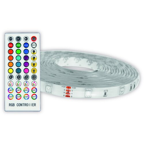 Avide trak LED SMD RC 10 m, 22 W, 12 V, RGB 30 LED/m, IP65, Cene