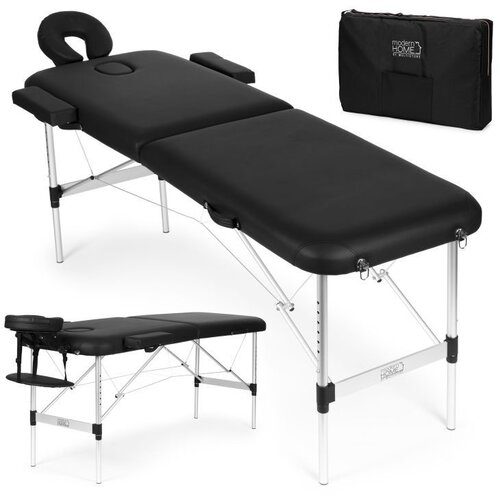 Modern Home Aluminijumski masažni i rehabilitacioni sto, 2-sekcioni, sklopivi u kofer + torba - Cene