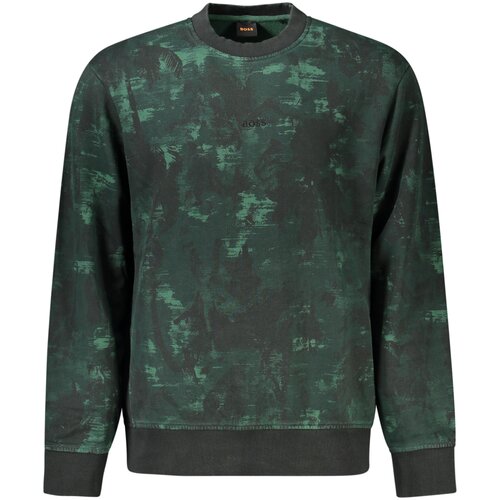 Boss HUGO SWEATSHIRT WITHOUT ZIP MEN GREEN Slike