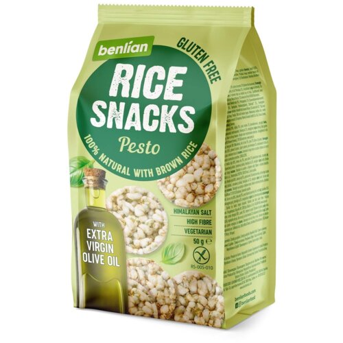 Benlian Food Galete BENLIAN rice snacks pesto 50g Cene
