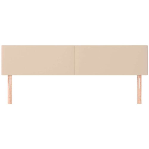  Uzglavlja 2 kom boja cappuccina 90x5x78/88 cm od umjetne kože Slike