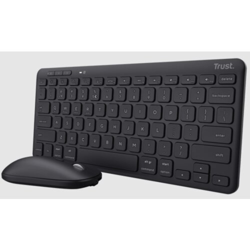 Trust Lyra multi-devicewireless tastatura i mi&amp;scaron;, USlayout Slike