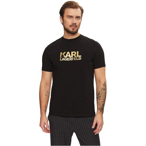 Karl Lagerfeld Majice s kratkimi rokavi 755087 551235 Črna Slike