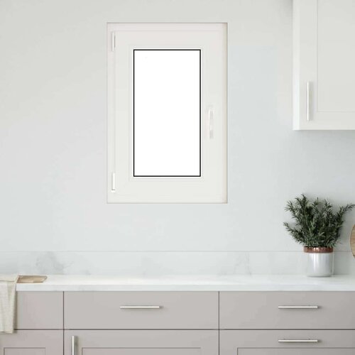 vidaXL Kletno okno "RISOR" 50x75 cm vrtljivo-nagibno DIN levo belo Cene