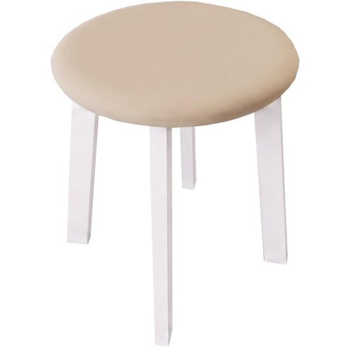  Tabure KUBE prečnik 36 cm beli/bež Slike
