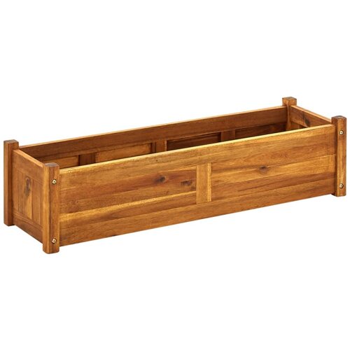 vidaXL Visoka greda iz akacijevega lesa 100x30x25 cm Cene