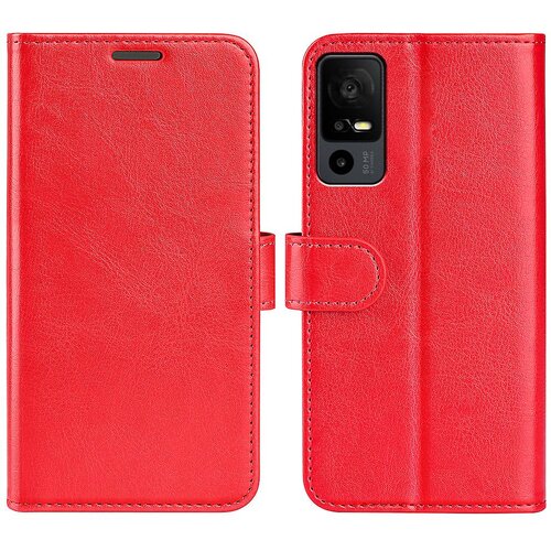 INORCO Za TCL 40R 5G protipra&amp;scaron;na torbica za telefon s teksturo Crazy Horse PU usnjena denarnica s preklopnim stojalom, (22036769) Slike