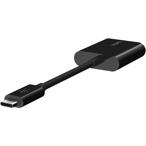 Belkin Adapter USB-C na Dual USB-C Female Fast Charge 60W Audio, - crn, (20516725)