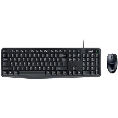 Genius Žicna tastatura i miš KM-170 US Crna Cene
