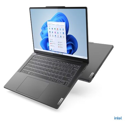 Lenovo yoga pro 9 14IRP8 83BU003MYA (storm grey, aluminium) 14-Core i7-13705H (6P+8E) 5.0GHz/24MB 16GB 1TB-NVMe 14.5&amp;quot; 3K (3072x1920) ips 400n glossy 100% srgb, 120Hz, dolbyvision 2MP-1080p-IR-ToF RTX-4060/6G wifi ax BT5.1 TB4 backlite 75Wh 1.65kg Win11Pro laptop Slike