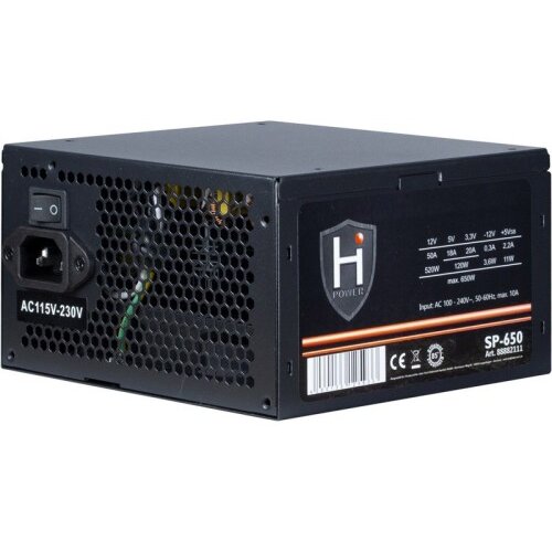 InterTech HIPOWER SP-650W ATX napajalnik - bulk pakiranje Cene