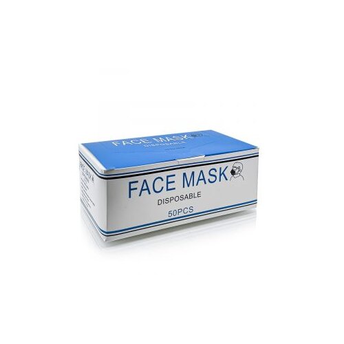 MASKA za lice za&amp;scaron;titna Troslojna Face Mask Plava &amp;ndash; 50 kom (Outlet) Slike